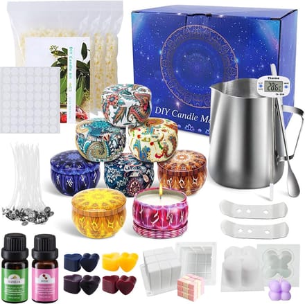 DD Candle Making Kit - Kaarsen Maken Set - Soy Wax - Complete Set