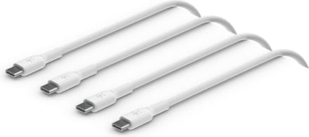 Belkin BOOST↑CHARGE - USB-C naar USB-C Kabel - 1 Meter - 60W - Wit - 2-Pack