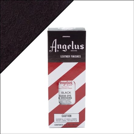 Angelus Suède Dye - Indringverf - voor suède stoffen - 90 ml - Zwart