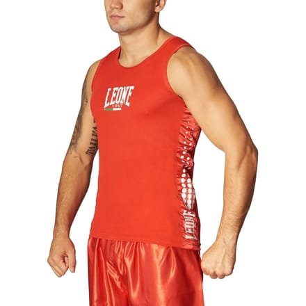 Leone1947 Ab726 Mouwloos T-shirt Rood M Man