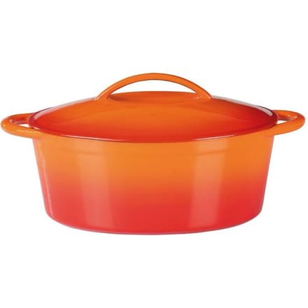 GSW Gietijzeren braadpan (oranje, 33 x 25 cm)