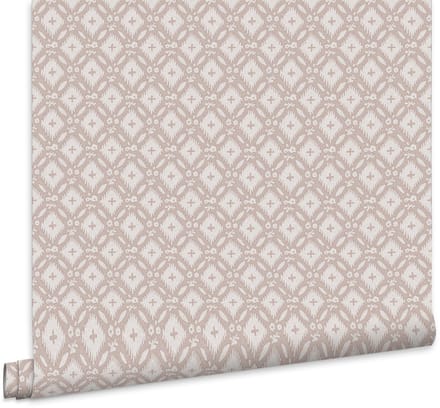 Laura Ashley Whitebrook Behang - Ruit - 10mx52cm - Beige