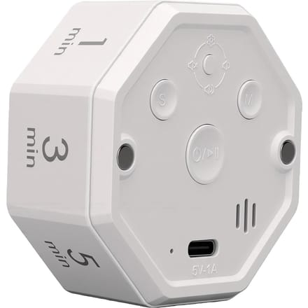 Magnetische Zwaartekrachtsensor Timer Achthoekige Digitale Timer voor Koken Werk en Studie