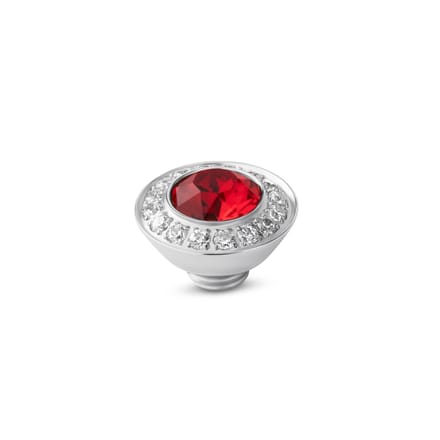 Melano Vivid Radiant Steentje Light Siam | Zilver
