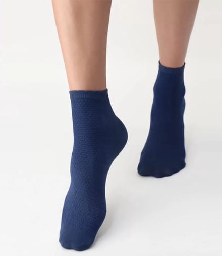 Oroblu - Demi-Bas twins Harmonic Socks - 2 pack - marine - one size