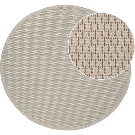 Binnen- en buitenkleed Timba beige 160 cm rond