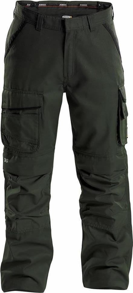 DASSY Connor DNA Canvas Werkbroek Groen/Zwart