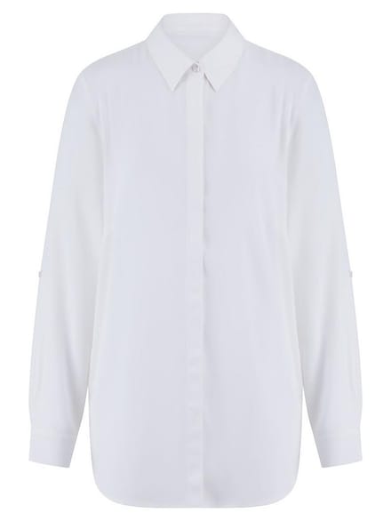 Lange blouse Van Emilia Lay wit