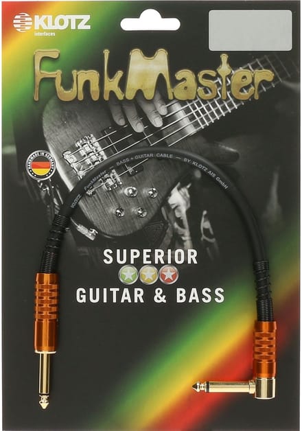 Klotz TMPR-0090 Stevens FunkMaster Pedal Patcher 90 cm - Stereo patch kabel