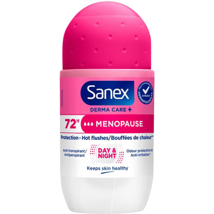 Sanex Derma Care+ Menopause 72h Roll-on Deodorant 53 ml