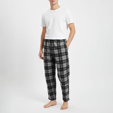 GIANVAGLIA® Basic Heren Pyjamabroek 752 - Maat - M - Zwart