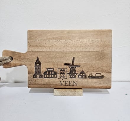 borrelplank beukenhout skyline Veen 34 cm