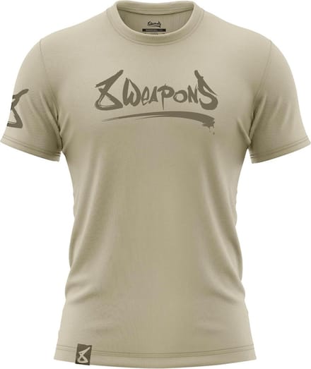 8 WEAPONS Muay Thai T-Shirt Unlimited Sand - S