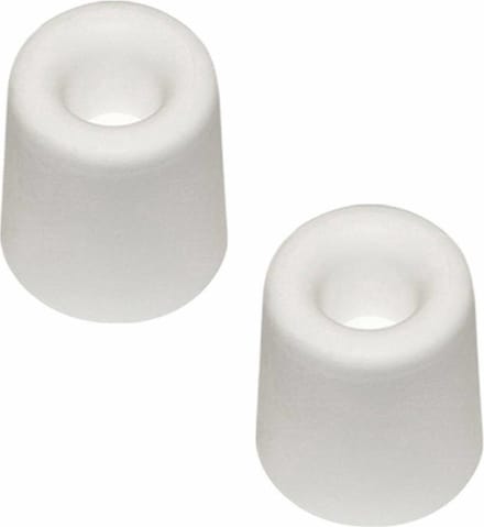 Benson Deurbuffer - 4x - deurstopper - wit - rubber - 40 x 30 mm - schroefbevestiging