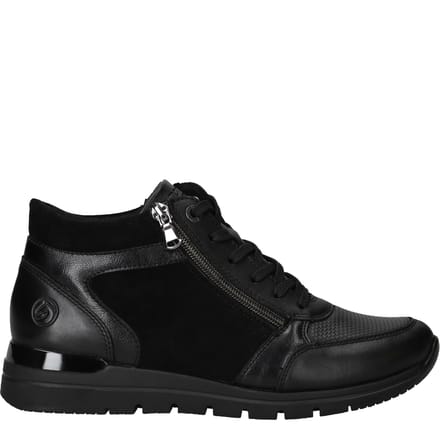 Remonte Dames Veterboot - R6776-02 Zwart - Maat 36