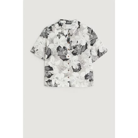 Bloes met bloemenprint lange mouwen vrouw Greenpoint
