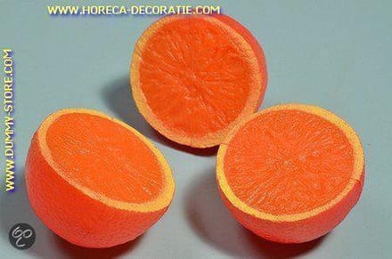 Sinaasappels, 3 halve - � 65 mm - Fruitdummy