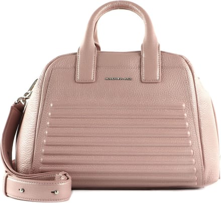 MANDARINA DUCK Leren Handtas Schoudertas I-Con Tote Rosewood Roze
