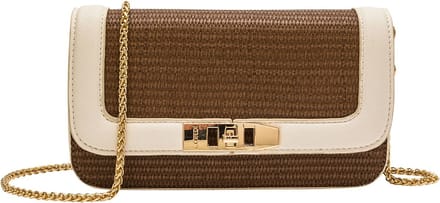 L.CREDI Melissa Schoudertas 23 cm - Dames - hellbraun