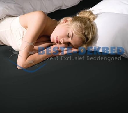 Bella Donna Premium Jersey Hoeslaken - Zwart (0101)