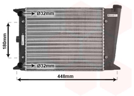 Van Wezel - RADIATOR VOOR VW GOLF I 1976-1983 171121253E