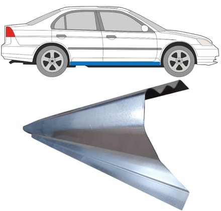 Reparatie dorpel voor Honda Civic 2001-2005 / Links = Rechts (symmetrisch)