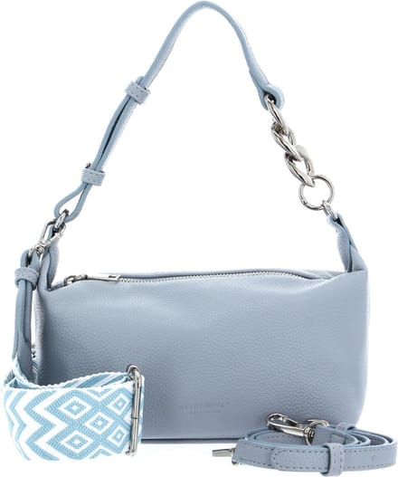 SEIDENFELT MANUFAKTUR Schoudertas Persby Small Shoulderbag Soft Blue Lichtblauw