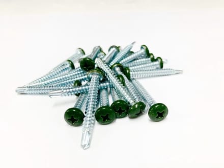 Zelfborende schroef 4,8 x 38 met groene kop - Voliere - Kooien