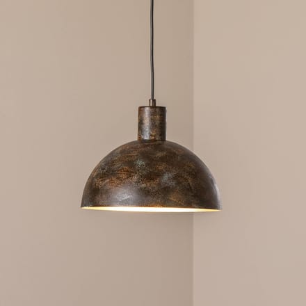 Opviq Hanglamp Kure, zwart-bruin, metaal, Ø 30 cm, E27