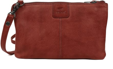 Bear Design Uma Leren Schoudertas / Clutch - Rood
