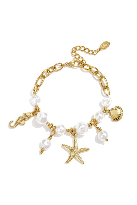Ocean treasures armband - Verkleurt niet - Cadeau - Goudlief.nl