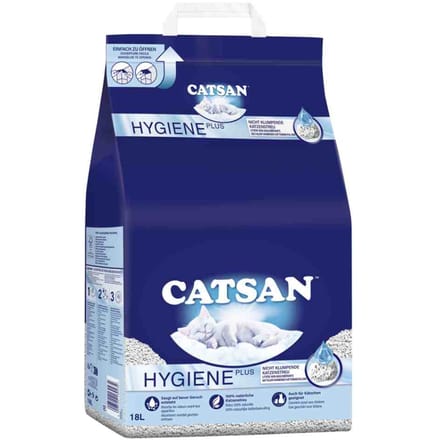 18L Hygiëne Plus Catsan Kattenbakvulling niet-klonterend