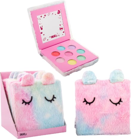 canenco Create it! Oogschaduw Palette - Fluffy met spiegel - 8 kleuren