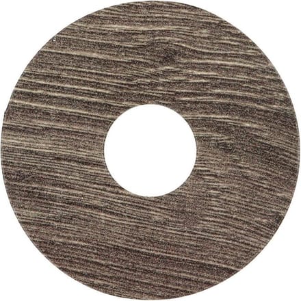 Zelfkl. rozet (17 mm) eiken drijfhout bruin (10 st.)