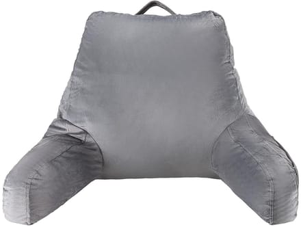 Leeskussen Traagschuim - Bed Kussen - Ontspannen Zitten - Verstelbare Dikte - 38 x 46 cm - Grijs