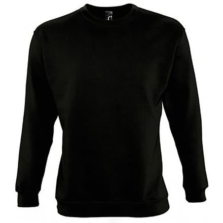 SOLS Uniseks Supreme Sweatshirt (Zwart)