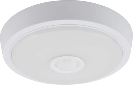 Ronde LED Plafondlamp met PIR Bewegingsmelder - Ø21 cm - 10W - Warm Wit Licht