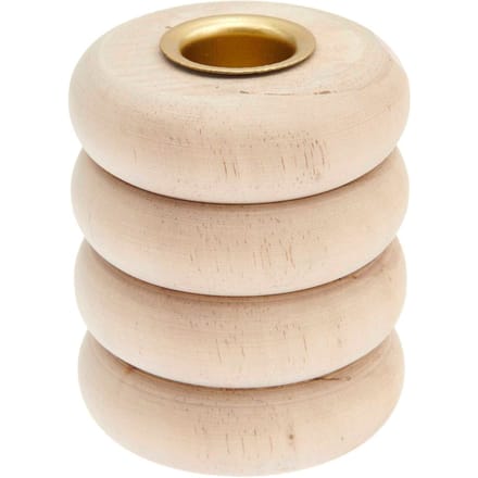 Kandelaar "Ringen", voor staafkaarsen Ø 2,4 cm - 7 cm