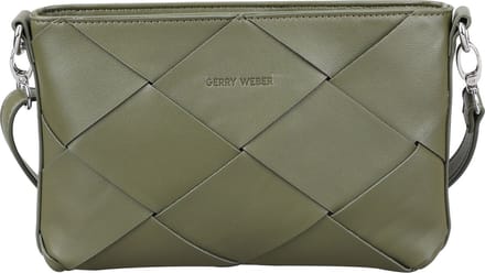 GERRY WEBER Schoudertas Checkers Shoulderbag Shz Khaki Olijfgroen