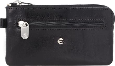 Esquire Toscana Sleuteletui Leer 13 cm - schwarz