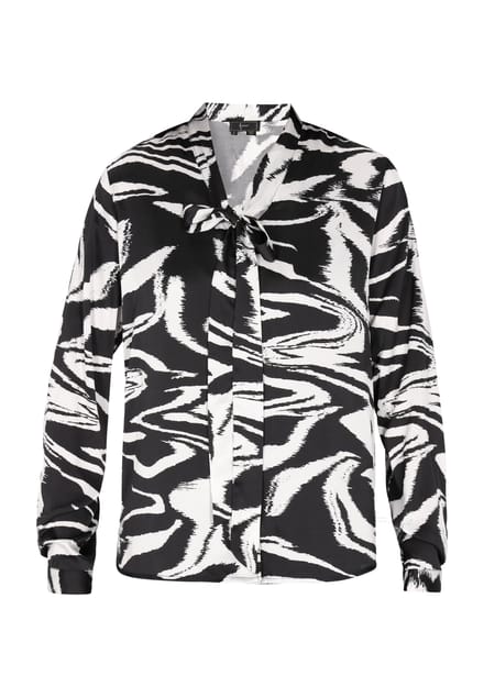 Faina Blouse Dames zwart en wit