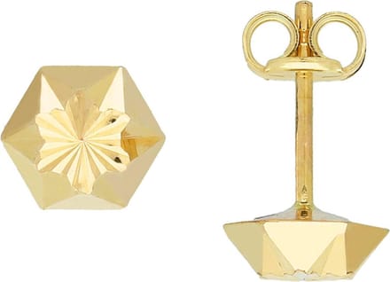 Glow 206.0461.06 oorknoppen goud goudkleurig 6mm
