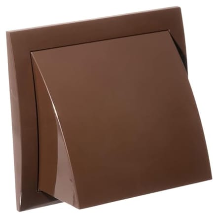 Weerbestendig Ventilatierooster Ø 100 mm met Terugslagklep