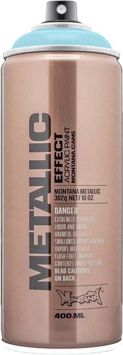 Montana Metallic IJSBLAUW verf spuitbus 400ml