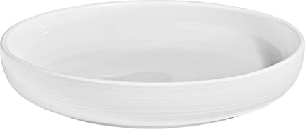 By Bone - Helix White - Bord diep - Pastabord - 1 stuk - ø 19 cm - Wit - Porselein