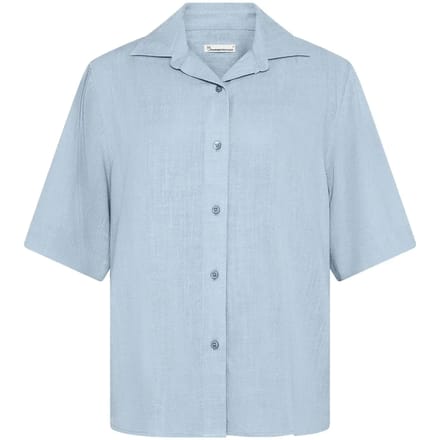 Dameshemd KnowledgeCotton Apparel Loose Linen-mix