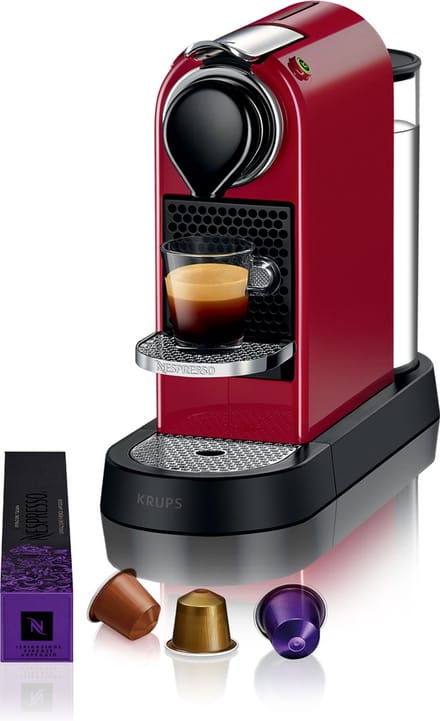 Krups Nespresso Citiz XN7415 - Koffiecupmachine - Rood - Compact
