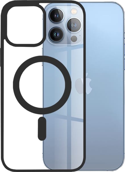 Techsuit MagSafe Pro Hard Case Back Cover hoesje voor Apple iPhone 13 Pro Max - Zwart