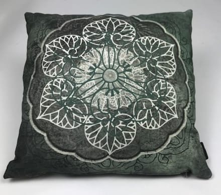 Madison sierkussen Manola 50x50 cm - groen