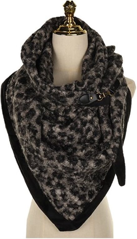 Omslagdoek/Vachtsjaal La Parva - Black Panter - Herfst/Winter